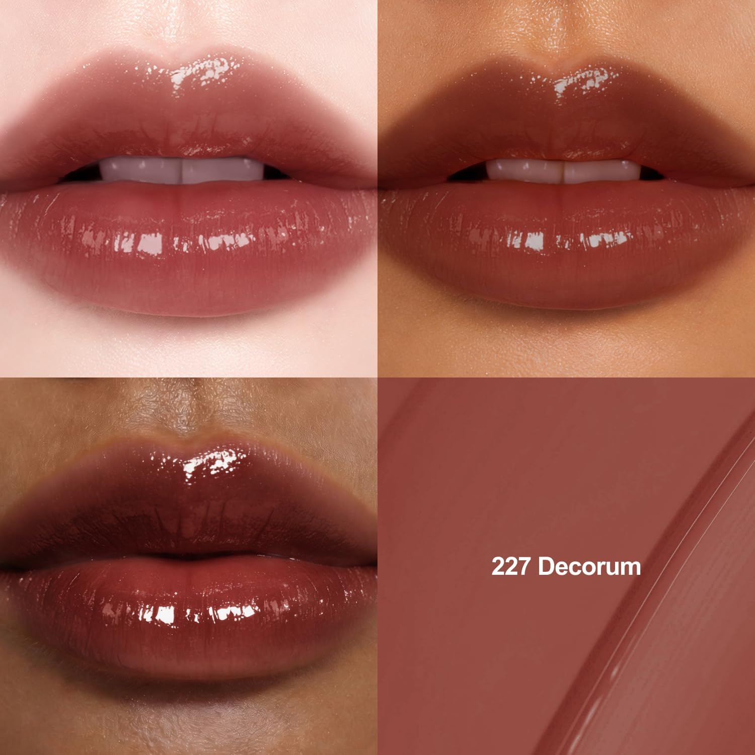 Dinto ブラーグローイリップティント #227 Decorum スウォッチ画像 イエベ秋おすすめ