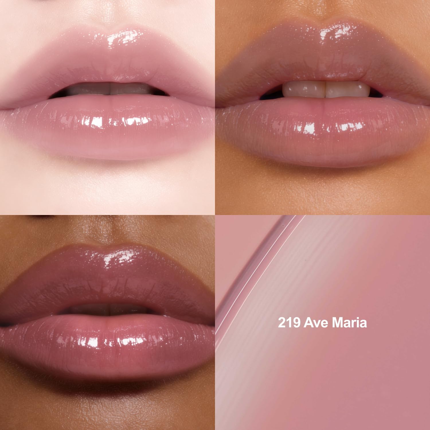 Dinto ブラーグローイリップティント #219 Ave Maria スウォッチ画像 ブルベ夏おすすめ