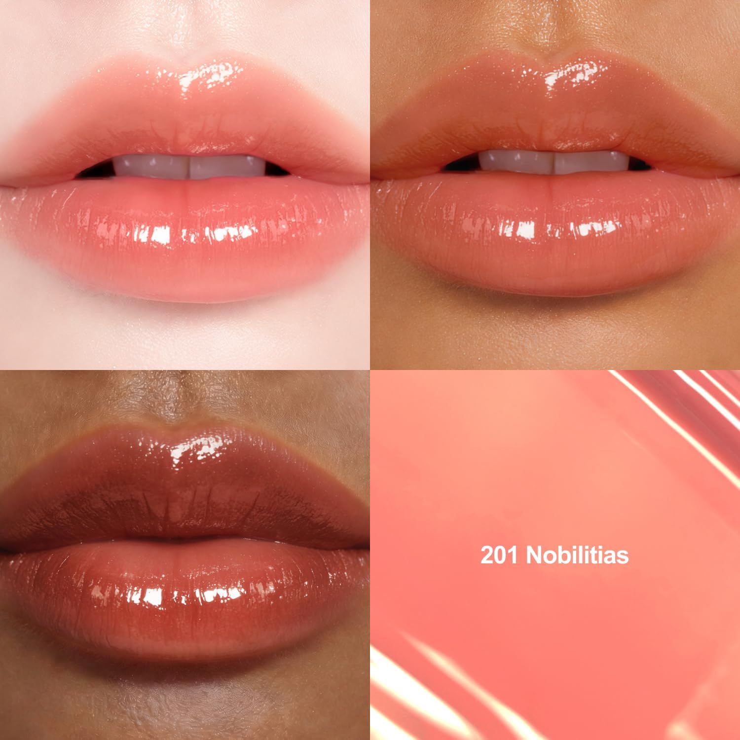 Dinto ブラーグローイリップティント #201 Nobilitas スウォッチ画像 イエベ春おすすめ