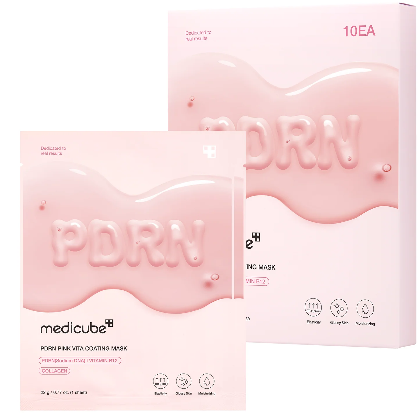 Medicube PDRN ピンクビタマスク|サーモンDNA由来成分配合でエイジングケアができる韓国パック